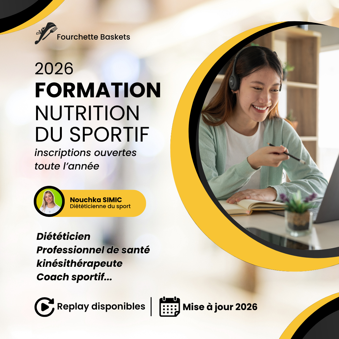 Visuel d'une étudiante en nutrition sportive